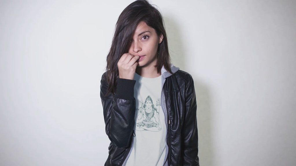 Shiva · Organic Unisex T-Shirt aus zertifizierter Biobaumwolle · genderneutral · nachhaltige Mode · spirituell, minimalistisch, cool